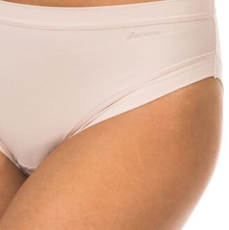 Halfhoge slip van microvezelstof 1031338 vrouw Beige
