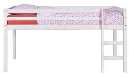 Halfhoogslaper Ties (excl. wanden) - off-white - 90x200 cm - Leen Bakker Wit - 200 x 90