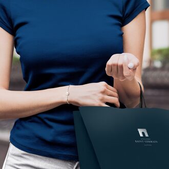 Halfstijve Armband Wit