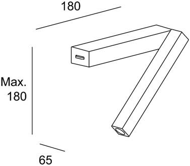 Hall Slanke LED leeslamp met witte LED