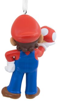 Hallmark Collectable Super Mario - Mario with Super Mushroom Ornament