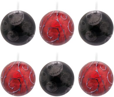 Hallmark Disney The Nightmare Before Christmas Tin Ball Christmas Ornaments, Pack of 12