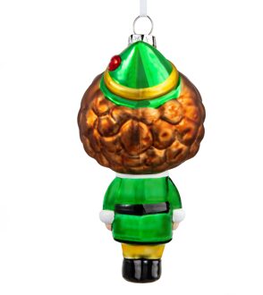 Hallmark Elf Glass Christmas Ornament - Buddy the Elf