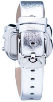 Hallo Kitty Zilveren Horloge met Crystal Strik Accenten - maat Lichtgrijs