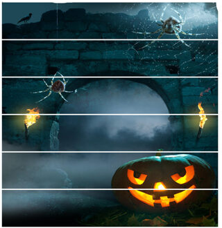 Halloween 3D Simulatie Trap Stickers Waterdicht Muurstickers Diy Home Decor Kamer Decoratie Accessoires Muurstickers