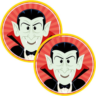 Halloween bierviltjes - 20x stuks - vampier - karton - dubbelzijdig