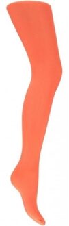 Halloween dames panty fluor oranje 60 denier