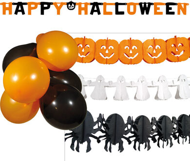 Halloween decoratie kit - Decoratie > Slingers en hangdecoraties