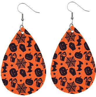 Halloween Druppeloorbellen Oranje