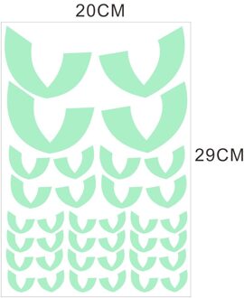 Halloween Glow Stickers Pompoen Vleermuis Heks Ghost PVC Waterdichte Verlichte Sticker Muur Raam Deur Plafond Sticker Decor B