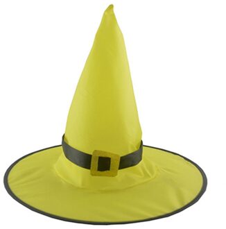 Halloween Glowing Heks Hoed Ornamenten Dance Party Hoed Tovenaar Hoed Kerstmuts Rood