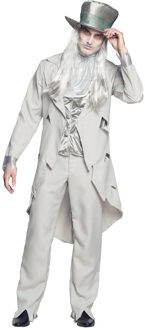 Halloween Halloween kostuum bruidegom heren 50-52 (M/L) - Carnavalskostuums Grijs
