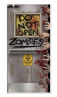 Halloween - Halloween zombies deurposter 152 cm