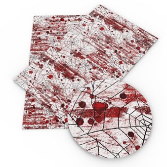 Halloween Horror Schedel Serie 20*33Cm Faux Synthetisch Leer Lakens Voor Hair Bows Oorbellen Home Decor Diy ambachten Vinyl 1107809001