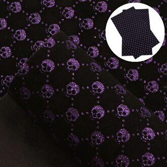 Halloween Horror Schedel Serie 20*33Cm Faux Synthetisch Leer Lakens Voor Hair Bows Oorbellen Home Decor Diy ambachten Vinyl 1111147004