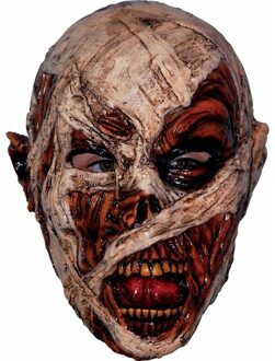 Halloween - horror - thema feest - gezichtsmasker - mummie met bloed