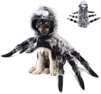 Halloween Huisdier Spider Kleding Puppy Party Cosplay Kostuum Hoodies Grappige Outfit Dressup Voor Kleine Medium Grote Hond Xxl