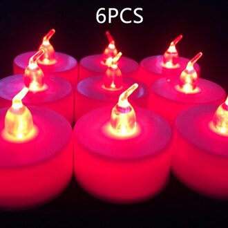 Halloween Kerst Battery Operated Led Tea Lights Kaarsen Vlamloze Flickering Wieden Decor