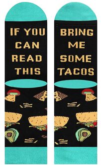 Halloween Kerstcadeau Sok Grappige Sokken Als Je Kan Lezen Deze Sokken Herfst Lente Winter Kniehoge Thuis sport Scoks