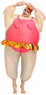 Halloween Kostuum Cosplay Opblaasbare Ballerina Danser Kostuums Voor Vrouwen Opblaasbare Fancy Jurken Volwassen Vet Grappig Suits 1114