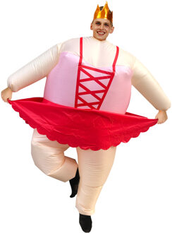 Halloween Kostuum Cosplay Opblaasbare Ballerina Danser Kostuums Voor Vrouwen Opblaasbare Fancy Jurken Volwassen Vet Grappig Suits 1115B