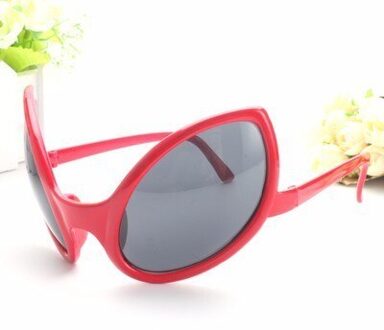 Halloween Masker Festivals Party Persoonlijkheid Funny Alien Modellering Zonnebril PC Materiaal Feestartikelen Decoratie Rood