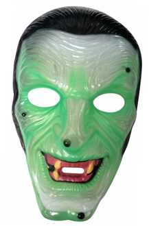 Halloween masker groene heks