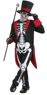 Halloween Mr. Bone Jangles kostuums voor kinderen 128 - 6-8 jr - Carnavalskostuums Multikleur