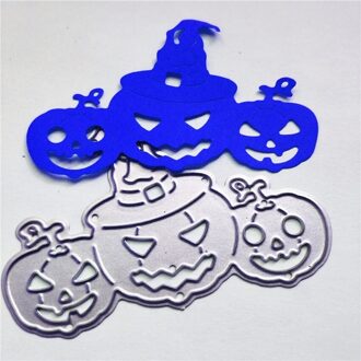 Halloween Pompoen Emmer Metalen Stansmessen Voor Diy Stencils Embossing Diy Card Making Stencils