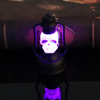 Halloween Pompoen Skelet Hoofd Lantaarn Heks Licht Bar KTV Winkelcentrum Scène Regeling Desktop Decoratie Props 8x4cm Skeleton