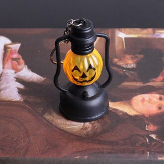 Halloween Pompoen Skelet Hoofd Lantaarn Heks Licht Bar KTV Winkelcentrum Scène Regeling Desktop Decoratie Props 8x4cm