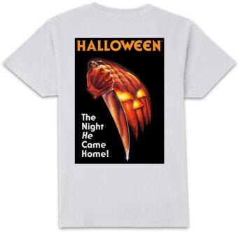 Halloween Poster Unisex T-Shirt - White - XL