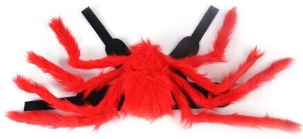 Halloween Spider Kostuum Voor Honden Katten Halloween Spider Huisdier Kostuum Knuffel-Aanbiedingen rood L