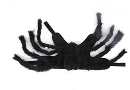 Halloween Spider Kostuum Voor Honden Katten Halloween Spider Huisdier Kostuum Knuffel-Aanbiedingen zwart L