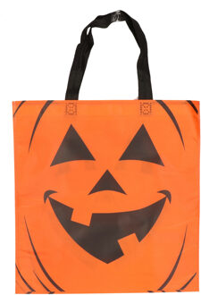 Halloween tas voor snoep oranje