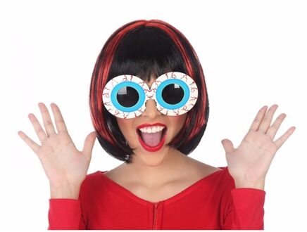 Halloween thema verkleed oogbollen bril