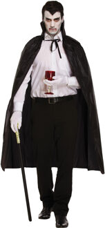 Halloween verkleed cape - voor volwassenen - zwart - Halloween kostuums