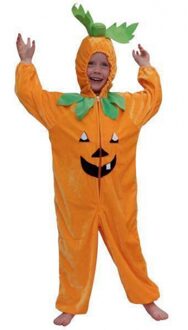 Halloween verkleedkostuum - pompoen - onesie - voor kinderen - oranje