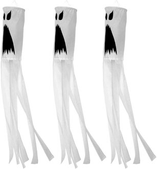 Halloween Windzak Vlag 40 Inch Windzak Outdoor Opknoping Decoratie Halloween Tuin Front Yard Gazon Decoratie 3 stk