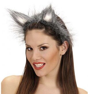 Halloween Wolven/wolf Oren Diadeem Halloween Verkleed Accessoire - Verkleedattributen Multikleur