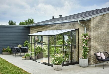 Halls Qube LT 612 - Muurkas - Zwart - 251x188x189 cm - Veiligheidsglas & Polycarbonaat
