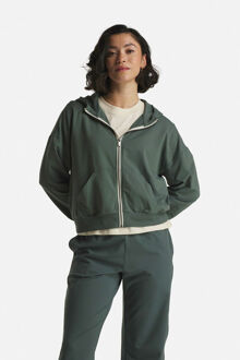 Halo Modern Full Zip Hoodie Dames Groen - S
