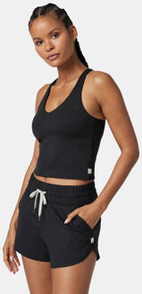 Halo Performance Crop Tank 2.0 Top Dames Zwart - M