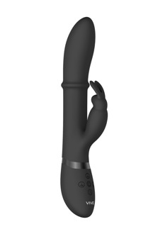 Halo - Ring Rabbit Vibrator - Zwart