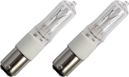 Halogeenlamp | Halolux | Bajonetfitting Ba15d | Buislamp | Helder | 15mm | 150W - 2 Stuks