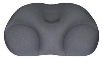 Hals Care Foam Kussen 4 Kleuren Schuim Deeltjes Kussen Nek Kussen Fiber Trage Rebound Zacht Kussen Massager Cervicale Gezondheidszorg donker grijs