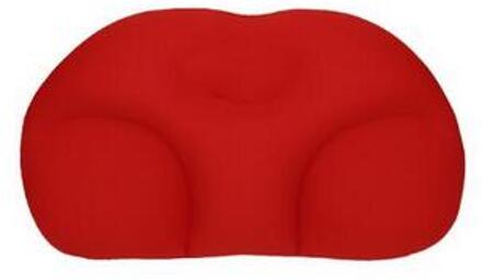 Hals Care Foam Kussen 4 Kleuren Schuim Deeltjes Kussen Nek Kussen Fiber Trage Rebound Zacht Kussen Massager Cervicale Gezondheidszorg rood