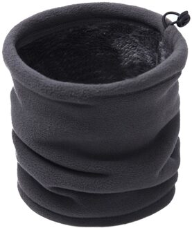 Hals Warmers Gaiter Dikker Winter Camping Ski Gezichtsmasker Kap Snood Unisex grijs