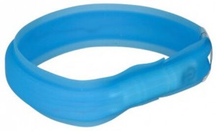 Halsband Usb Flash Light Lichtgevend Oplaadbaar - Halsband - Blauw - 0,3x70 cm