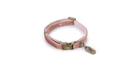 halsband Velura roze 20-30cm